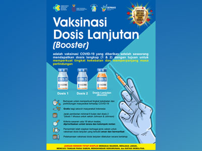 Poster Vaksinasi Dosis Lanjutan (Booster)