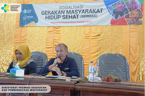 Sosialisasi GERMAS di Pasaman Barat, Sumatera Barat