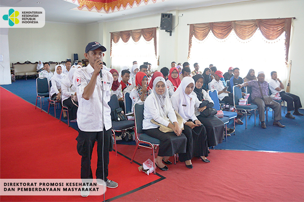 Sosialisasi GERMAS di Pasaman Barat, Sumatera Barat