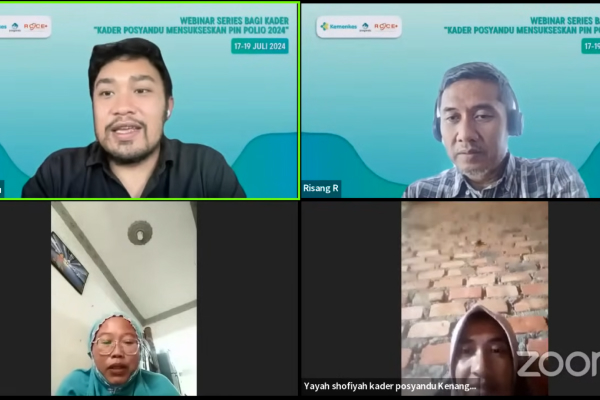 Webinar Kader Posyandu Model Edukasi Kelompok