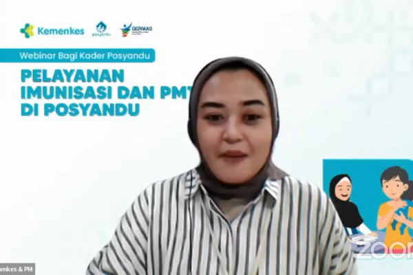 Webinar Bagi Kader Posyandu - Pelayanan Imunisasi dan PMT di Posyandu