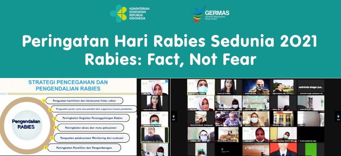 Peringatan Hari Rabies Sedunia 2021 - Rabies: Fact, Not Fear
